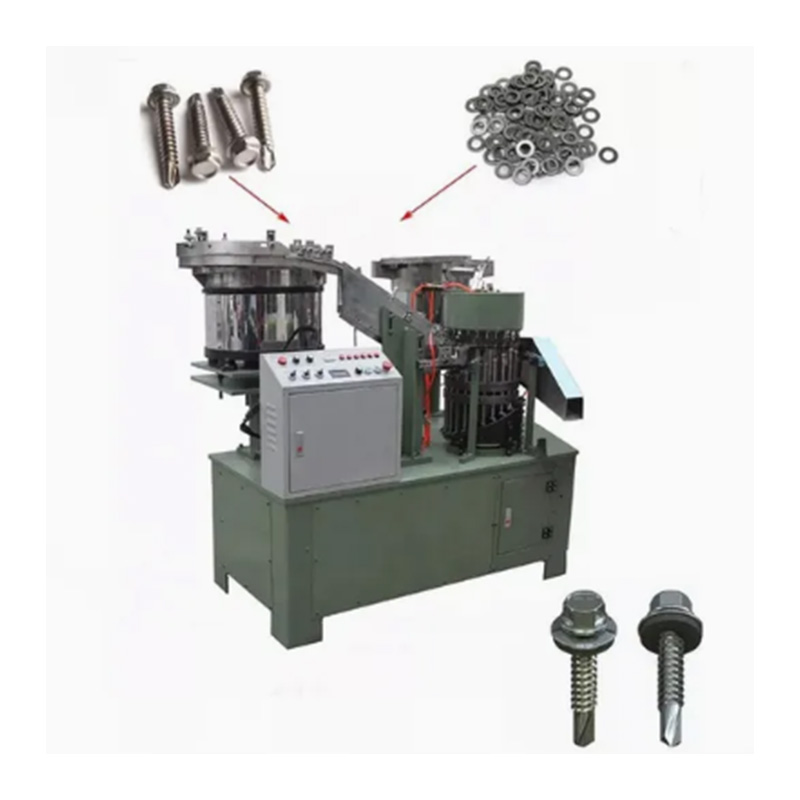 Zelfborende montagemachine voor schroefwasmachines